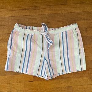 Loft striped shorts